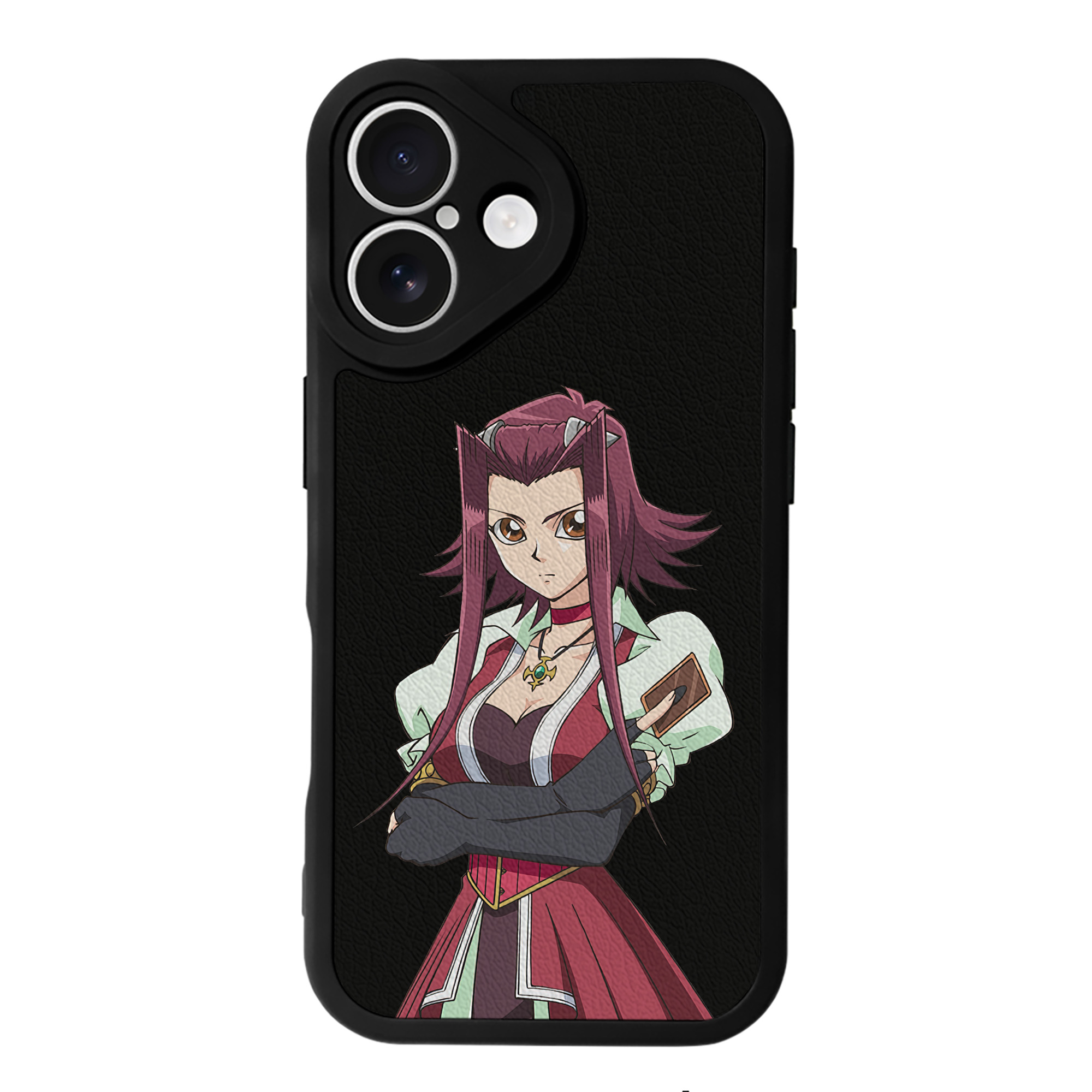 遊☆戯☆王 Yu-Gi-Oh! 【iPhone 16シリーズ対応】シリコンスマホケース（レザー調） 材質：シリコン